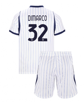 Inter Milan Federico Dimarco #32 Maglia Gara Trasferta Repliche 2026-27 Bambino Maniche Corte Inter Milan Federico Dimarco #32 Maglia Gara Trasferta Repliche 2026-27 Bambino Maniche Corte
